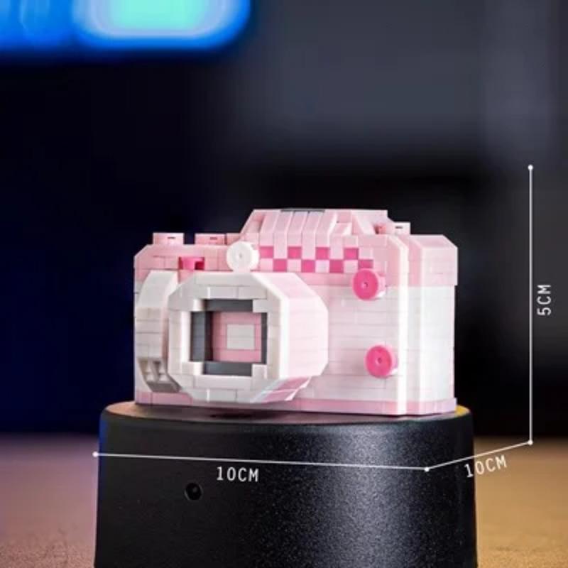 Creative Camera Building Blocks Retro DSLR Camera Model Micro Blocks Toys for Boys Girls Birthday Gift Kids Toys Bricks
