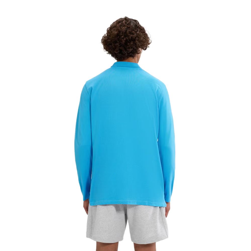 Ellesse Mens Nerola Long-Sleeved Polo Shirt