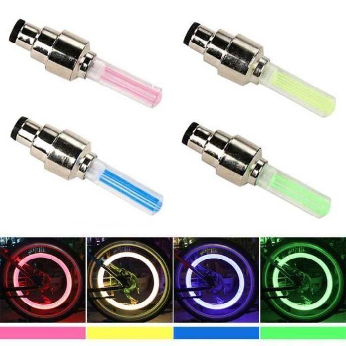 LED Bicycle Wheel Light, New, Installation On the Bicycle Tire Valve, Bicycle Accessories Blue -WGHY3903