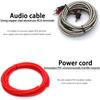 6/8GA Car Amplifier Cable Set 60AMP Subwoofer Power Cable AMP Wiring Fuse Wire Installation Cable Kit Vehicle Modification Parts