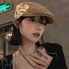 Retro Beret Women's Spring and Autumn Versatile, Showing a Small Face, Wearing a Forward Hat, Korean Big Head Circumference Newsboy Hat