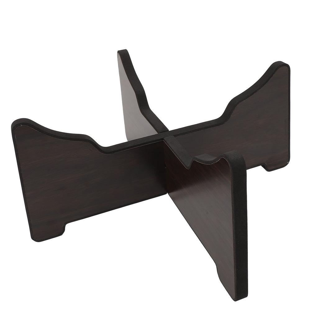 Tongue Drum Bracket Rosewood and Sponge Detachable Portable Hand Pan Drum Display Holder