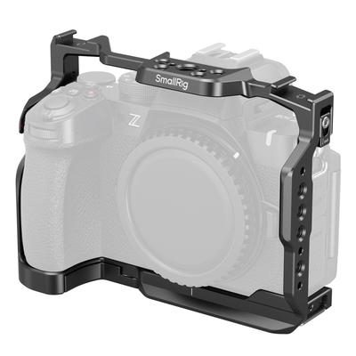 SmallRig Aluminiumlegierung Kamera Käfig für Nikon Z50 mit Dual-Kalt Schuhschraube NATO QD und Schnellwechselplatte II, Halterungen, 1/4"-20 Löcher, Schiene, Anschluss,