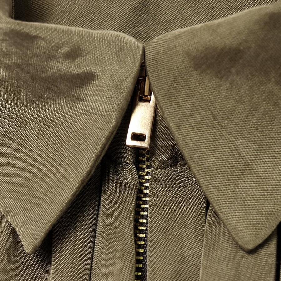 Lässiger Stil Frühling Neue Mode Lockere Fledermausärmel Aufgeblasene Fliegerjacke