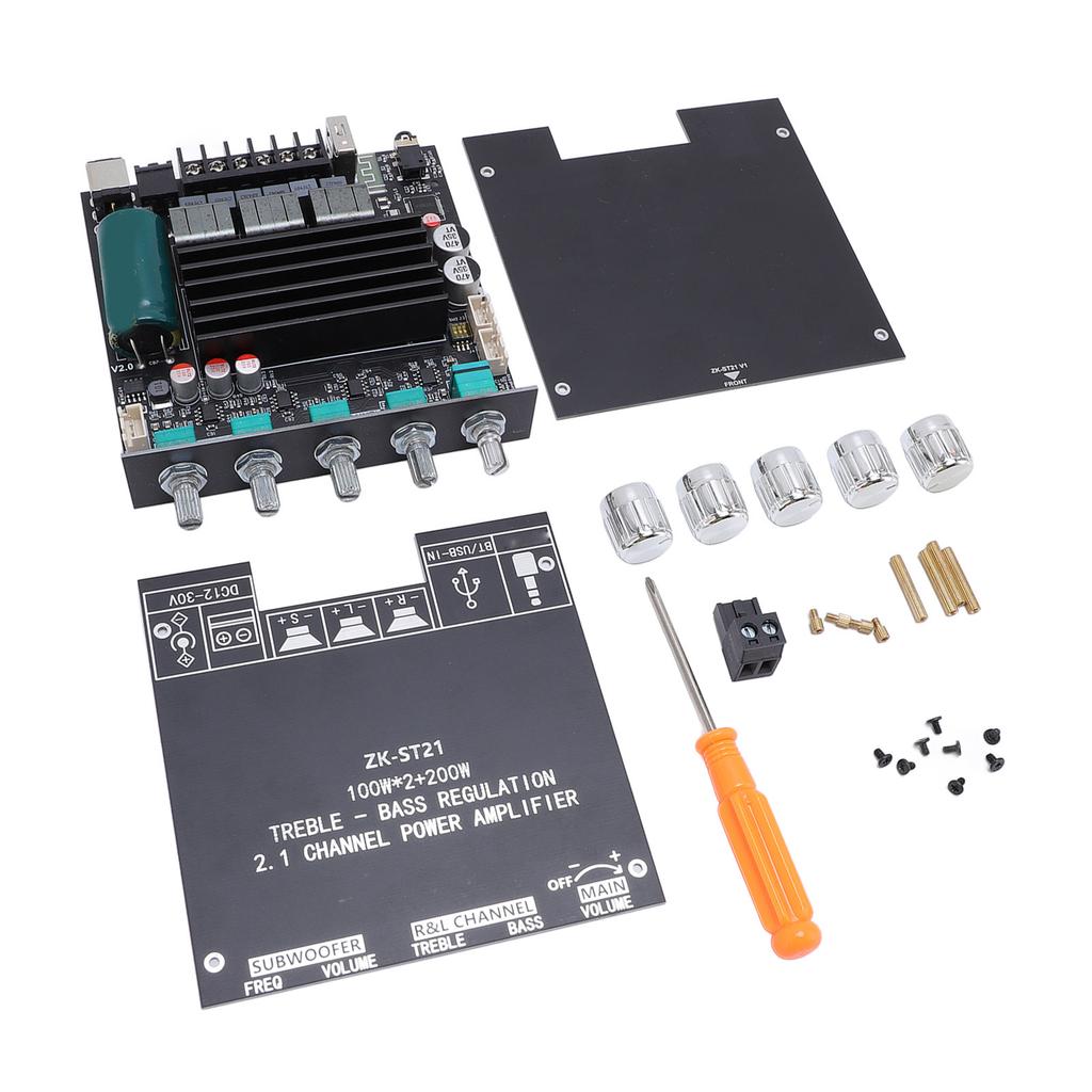 Bluetooth Amplifier Board TPA3221 Chip 2.1 Channel 100Wx2+200W Output DC12-30V Sound Power