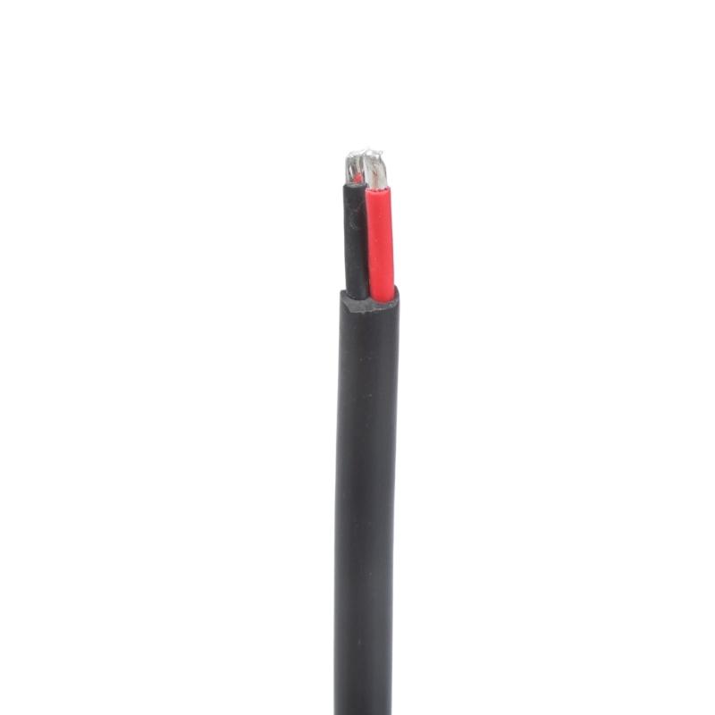 DC5.5mmx2.5mm Right Angle Male Plug Bare End Cable 16AWG Conversion Cord for LED Monitor Cameras Easy Installation