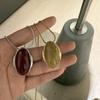 Fashion Jewelry Vintage Temperament Oval Pendant Necklace For Women Party Gifts Simply Design Accessories