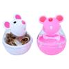 Food Dispenser Mice Toy for Cat Interactive Tumbler Leakage Food Feeder Cat Indoor Teasing Feeding Mice Toy Pet Supplies