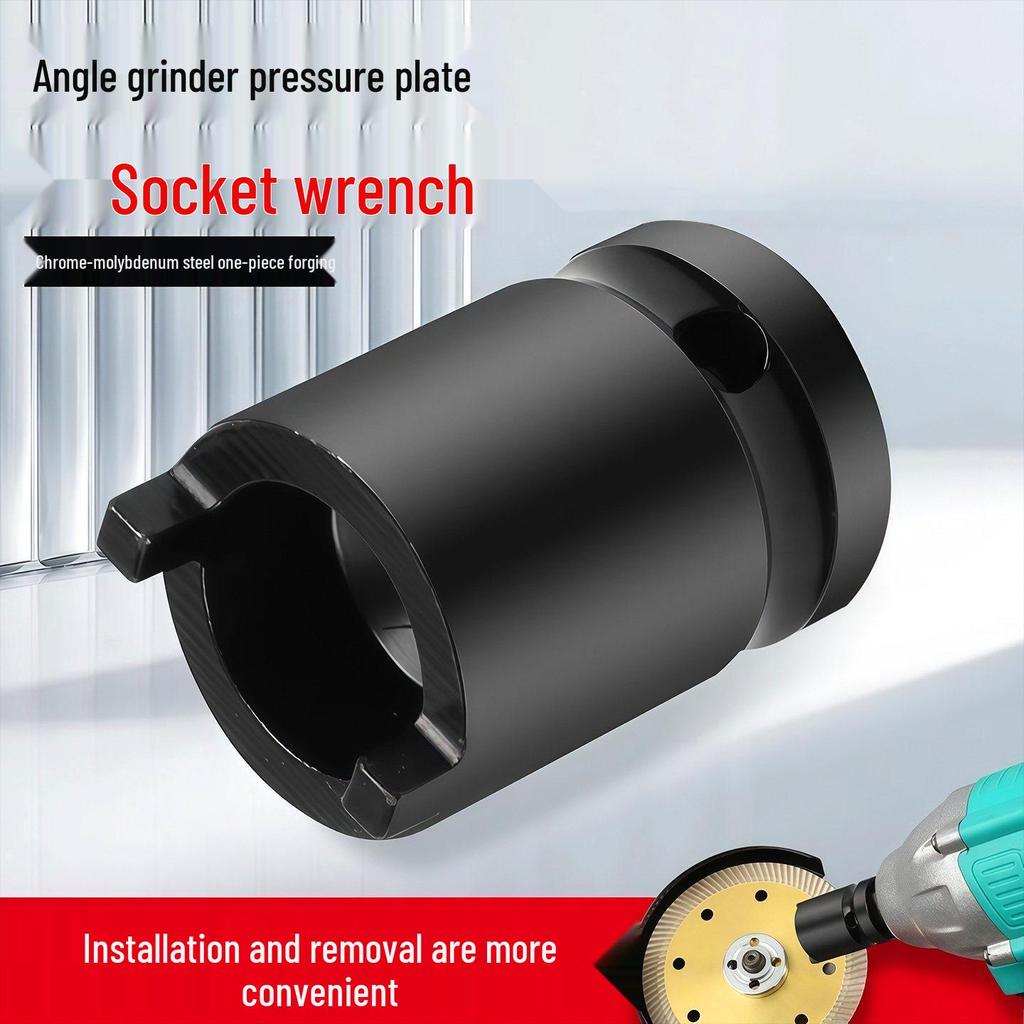 Industrial Universal Adjustable Socket Wrench for Angle Grinders - Forged for Polishing and Disassembly