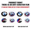 AXNX2 Stylish M 50th Anniversary 11mm 14mm Key Emblem Sticker Remote Key Badge Auto Styling Accessories For BMW E34 E46 E38 E90 E60