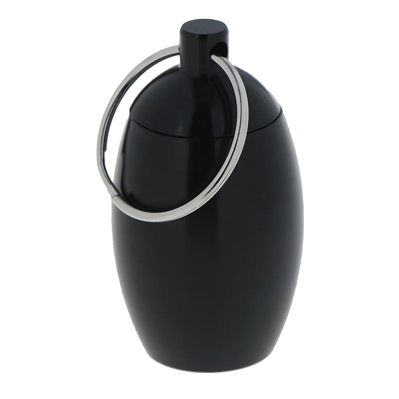 

Detachable 1/2/3/4 Grids Medicine Storage Case Bottle Cache Drug Holder Container With Keychain Waterproof Aluminum Pill Box