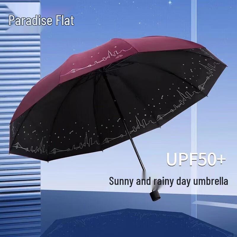 

Paradise 10-Bone Reinforced Folding Umbrella