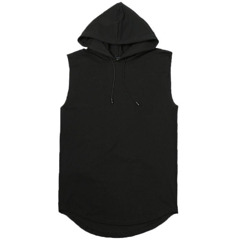 Men's Casual Hooded Sleeveless Vest – Lace-Up Hip Hop Sportswear
