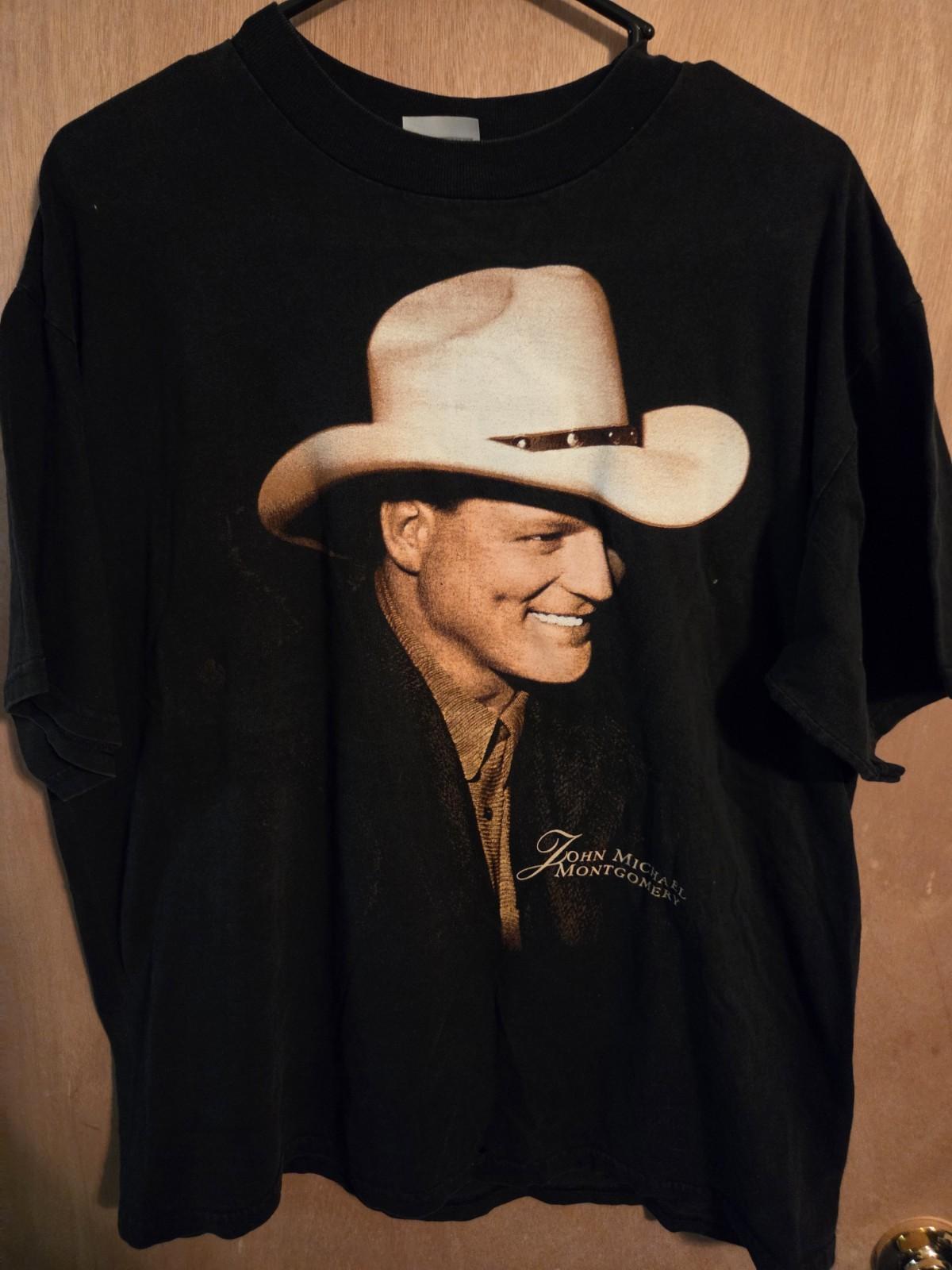 John Michael Montgomery Size Large Niceman Tour Shirt Unisex T-Shirt XXXL