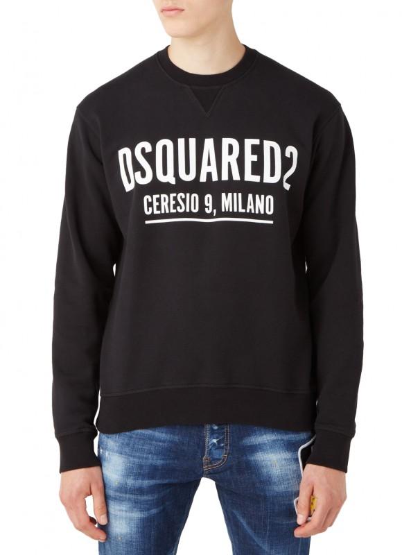 DSQUARED2 Branded Italian Sweatshirt Ceresio 9 Cool Milano - Size: L