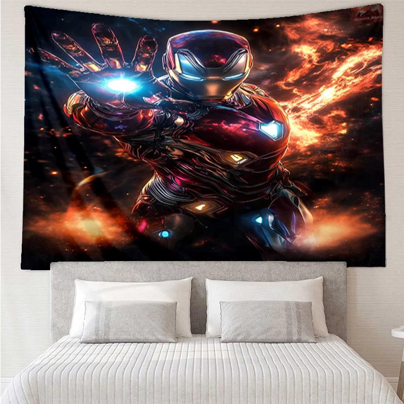 Iron In Action Tapestry, Unique Design Tapestry, Wall Decor for Bedroom,Livingroom, Playroom,Heartwarming Fan Holiday Gifts
