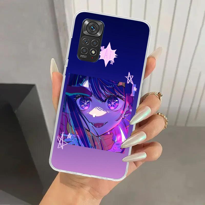 Japan Anime Oshi No Ko Phone Case for Xiaomi Redmi Note 15 14 14S 13 12S 12 Pro 11S 11 Plus 11T 11E 10S Soft Funda Print Shell R