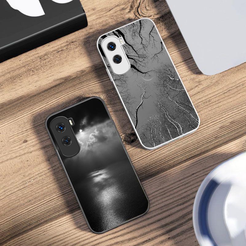 Personalized Lightning For Honor 200 90 8X 9X Pro Lite P50 P40 Nova 10 11i P60 Magic4 6 Mate 20 50 Tempered Glass Phone Case