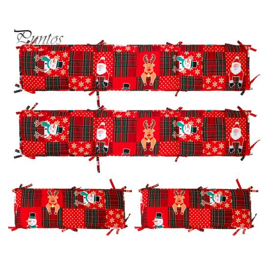 4 Pcs Bed Fence Breathable Mesh Liner Anti-Collision Cushioned Pads Easy To Install Soft Padding for Sides Padded Covers