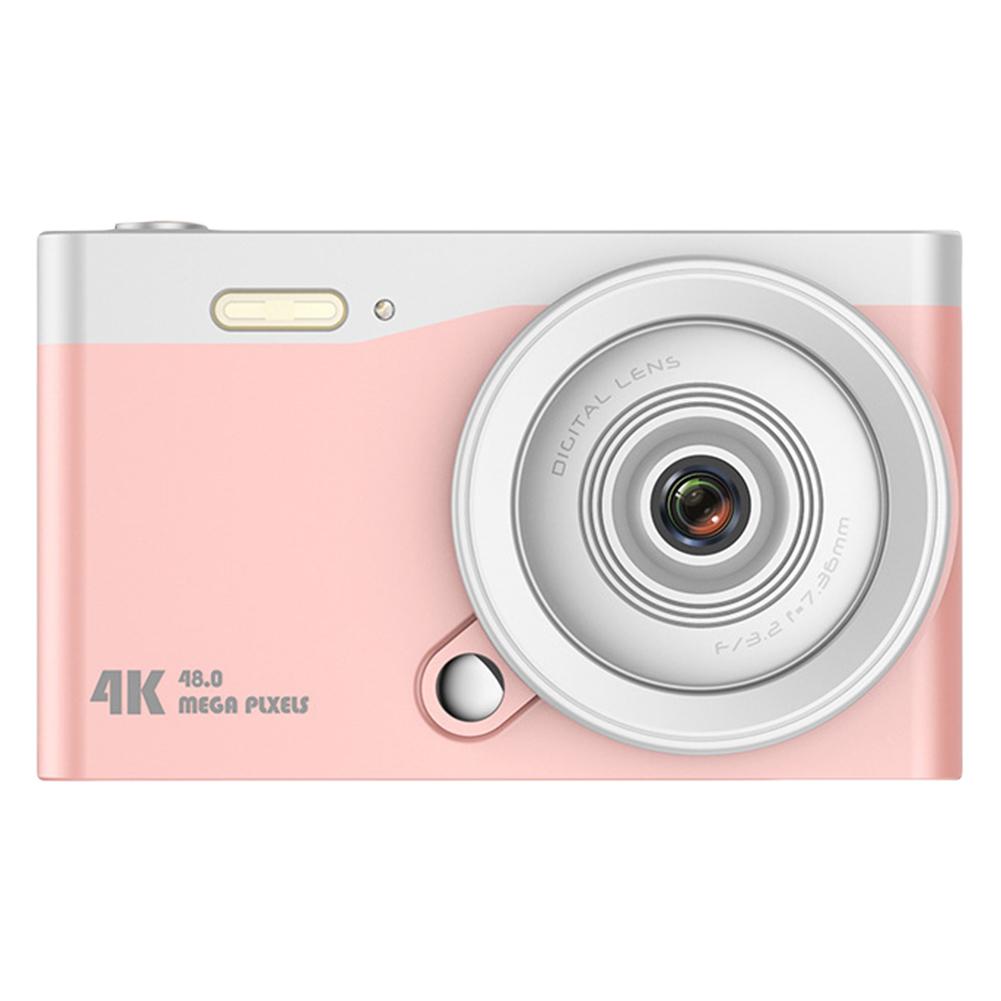 4K Video Camera Auto Focus HD Photography Travel Selfie Camera 48MP Kids Campus Selfie Mini Camera 16X Zoom 2.8 Inch IPS Screen