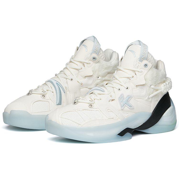 Anta KT7 Textile, Synthetic Leather, TPU Cushioning Slip Resistant Abrasion Resistant Coverage High Top 912331115-1