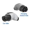 BEE1 AC Type2 to Tesla Adapter Electric Car Charging Adapter For Type 2 EU to NACS Tesla EV Connector Adapter For Tesla Model 3 Y X Z