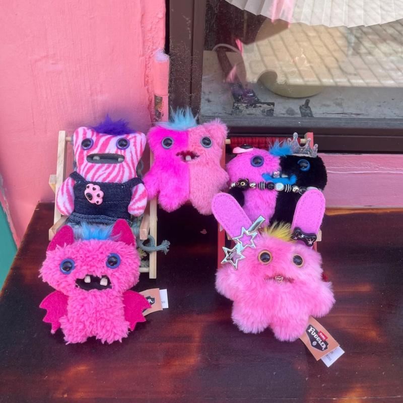 Fuggler Baby Pinkles Series Plush Genuine Soft Keychain Toy Cute Collectible Funny Ugly Monster Pendant Bag Charm Gift