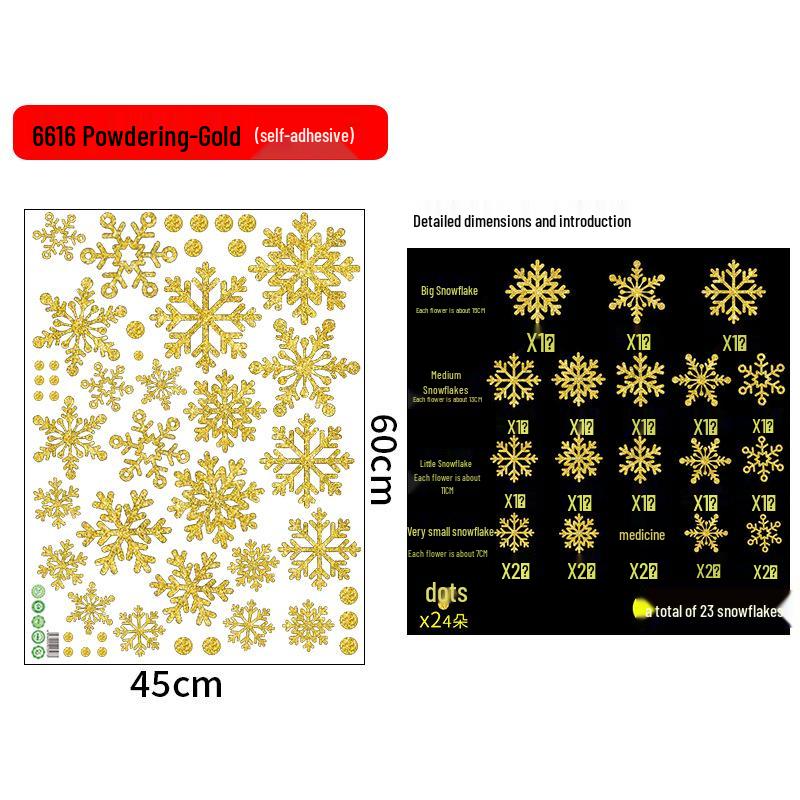 

Красные и белые блестящие наклейки-снежинки на окна и стены для рождественских и новогодних украшений – Статическое прилипание, клей не требуется.