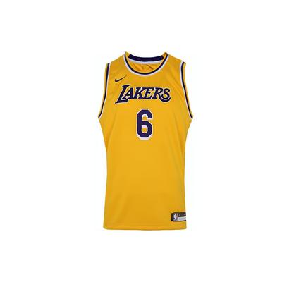 Αθλητική Φόρμα Casual Nba Νεανική Los Angeles Lakers James 6 Αναπνεύσιμη Γρήγορης Ξήρανσης Αθλητική Μπλούζα Αμάνικη Παιδικά Αθλητικά Ρούχα Lakers-Κίτρινο 3Z2B7BZ2P-LAK06