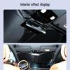 Titanium Silver Foldable Automotive Windshield Sunshade with Heat Insulation and UV Protection