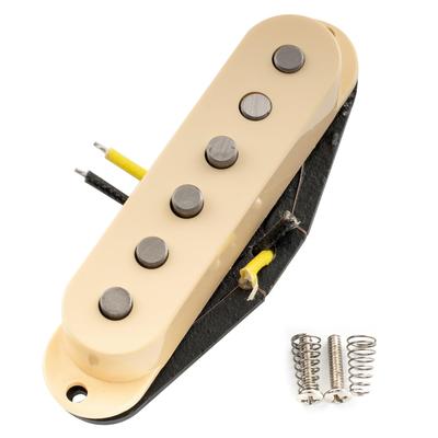 Artec Vintage gestaffelter Alnico 5 Single Coil Mitte für Strat ST E-Gitarre Creme SSA-12R Tonabnehmer, PU, 6.5K, & Gitarren,