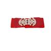 Fashionable and Minimalist Women’s Waist Belt  Everyday Casual Rhinestone Stretch Waist Belt Women’s Wide Leather Belts