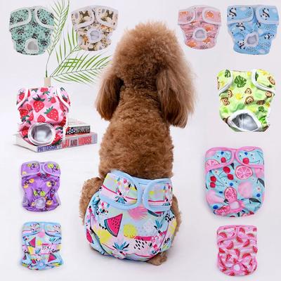 Female Reusable Dogs Diaper Physiological Female Panties Underwear Dog Diper Shorts Pet Menstruation Pet Dog Clothes