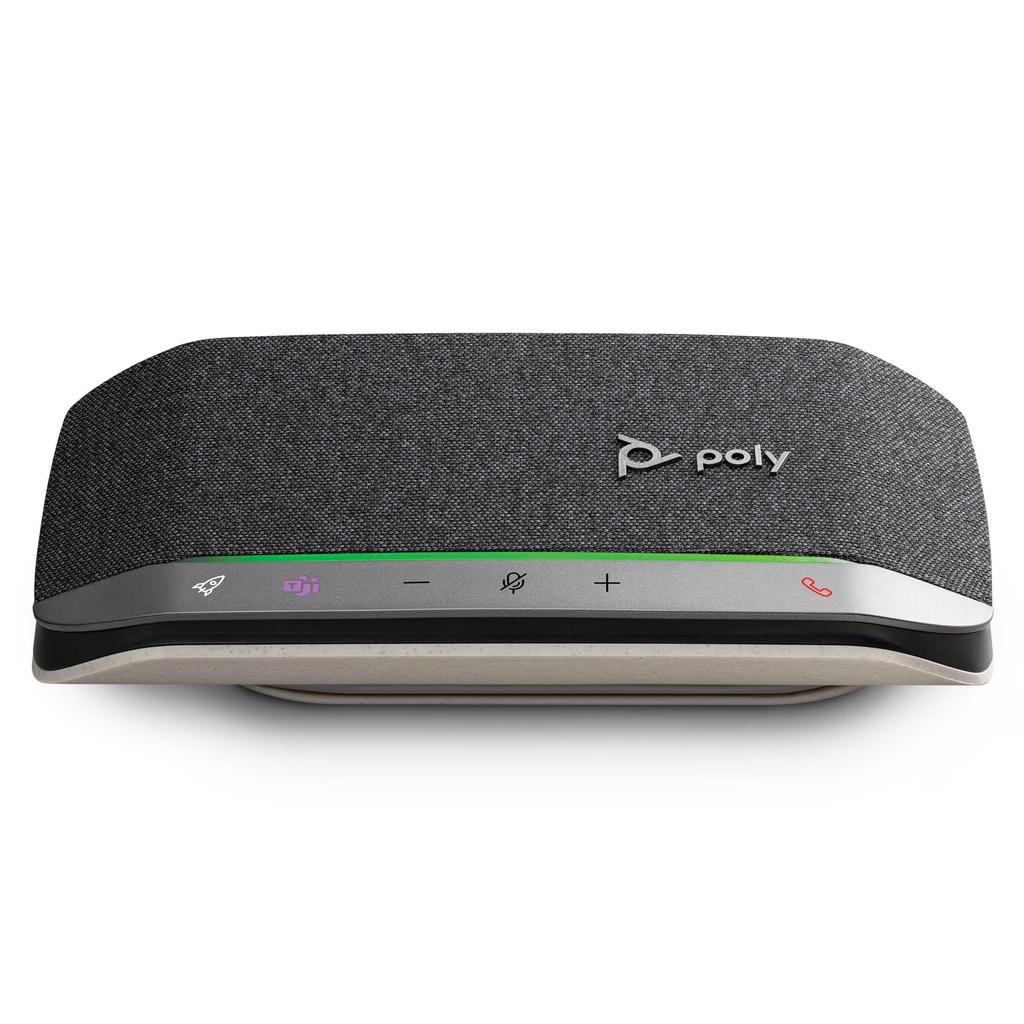 Poly Sync 20 Freisprecheinrichtung Bluetooth MicrosoftTeams Zertifiziertes Modell Tragbarer PC Mac Smartphone 20 Stunden Dauerbetrieb Geräusch- und Echounterdrückung Teams