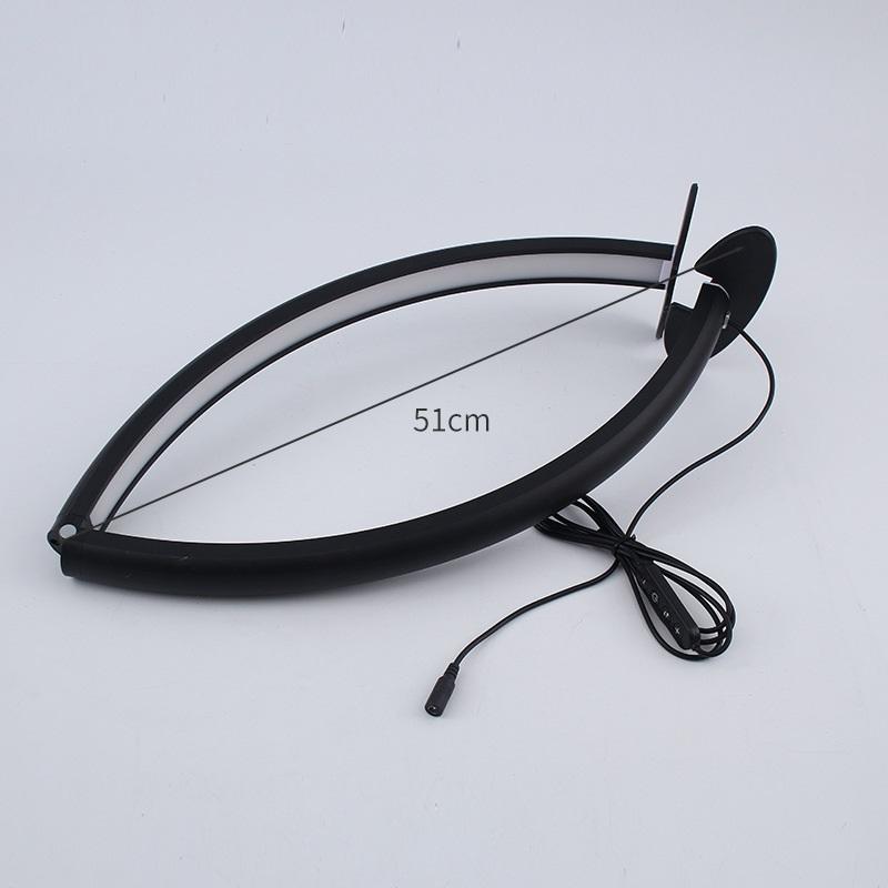 31-inch LED half-month beauty lamp American style u-shaped manicure lamp eye protection floor lamp beautician tattoo lighting lamp wholesale