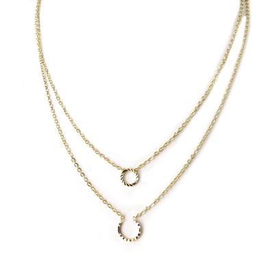 [N8198] - Designer-Halskette 'Carmen' vergoldet