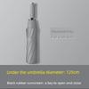 Large Umbrella for Men, Reinforced and Thickened, Sturdy and Wind-Resistant, Dual-Use for Sun and Rain, Foldable Black-Coated Sun Protection Umbrella