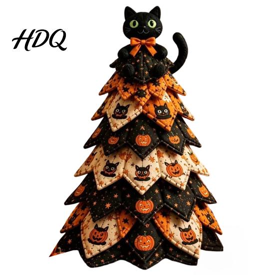 Idee Regalo Pensate Fatte a Mano Kit Creativo Patchwork Vintage Kit Artigianale Albero di Natale in Tessuto Trapuntato Fai-da-te Set da Cucito di Natale da Tavolo per Principianti