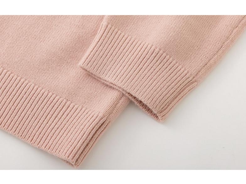 Plus Size Women's Winter Doll Collar Sweater - Age-Reducing Casual Knitwear, 2025