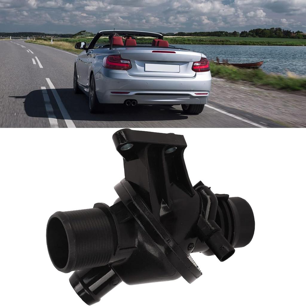 Car Engine Coolant Thermostat Housing Temperature Regulation Climate Control Suitable for F20 F22 F30 F32 F10 328i 528i