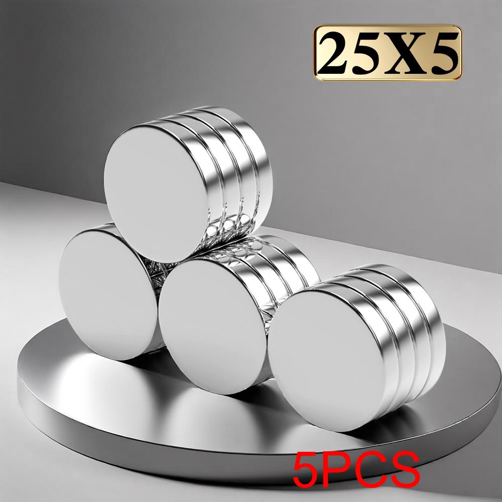 25x5mm Imans Refrigerator Magnets for DIY Office Whiteboard Workshop Suitable Tools Home Workplace