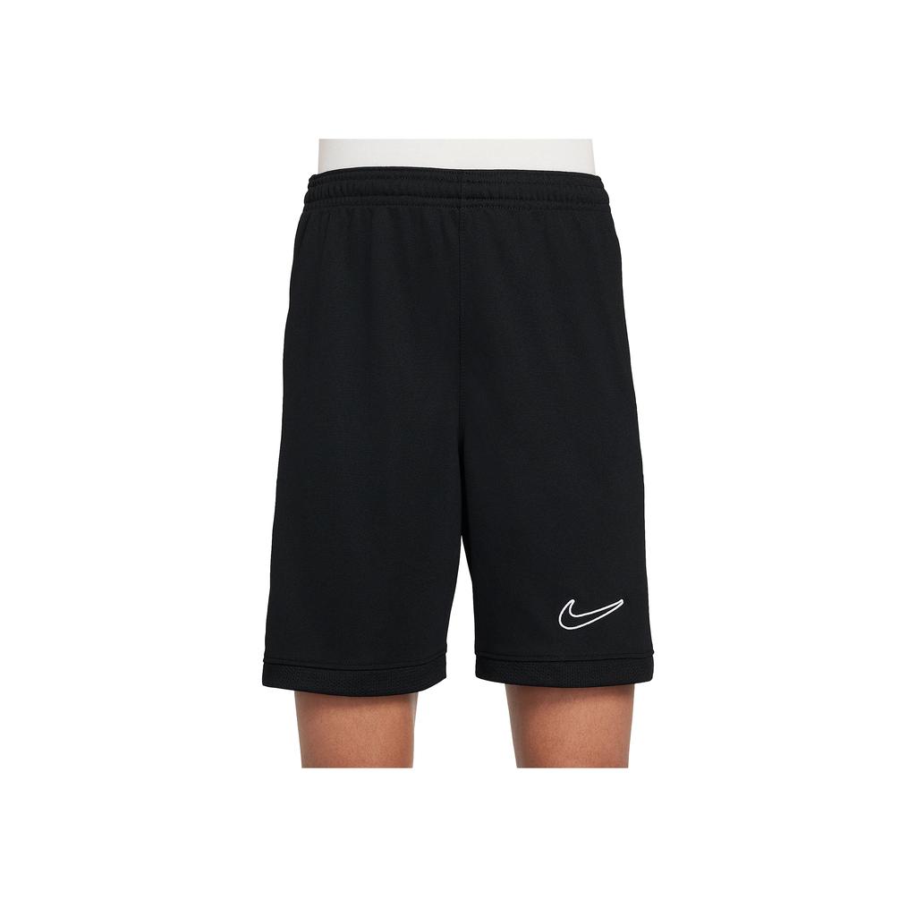Nike Academy Dri-Fit Swoosh Series Comfortable Breathable Soccer Shorts Kids Shorts Black White HJ3718-010