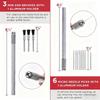 23/17PCS Professional Spray Gun Cleaning Brush Spray Gun Cleaning Kit Cleaning Tools Paint Brush Cleaning Needle