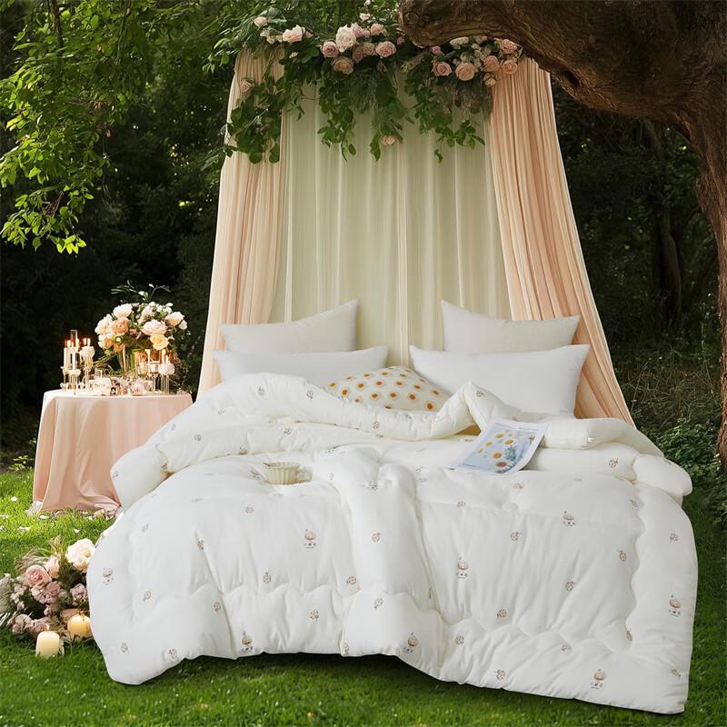Violet All-Season Seven-Hole Fiber Duvet