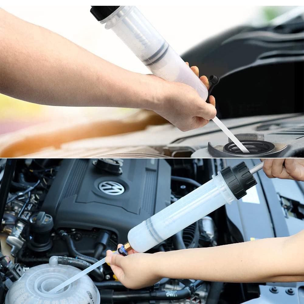 500CC / 200CC Car Oil Extractor Pump, Gear Oil, and Brake Fluid Extractor, Auto Vacuum Fuel Transfer Hand Pump