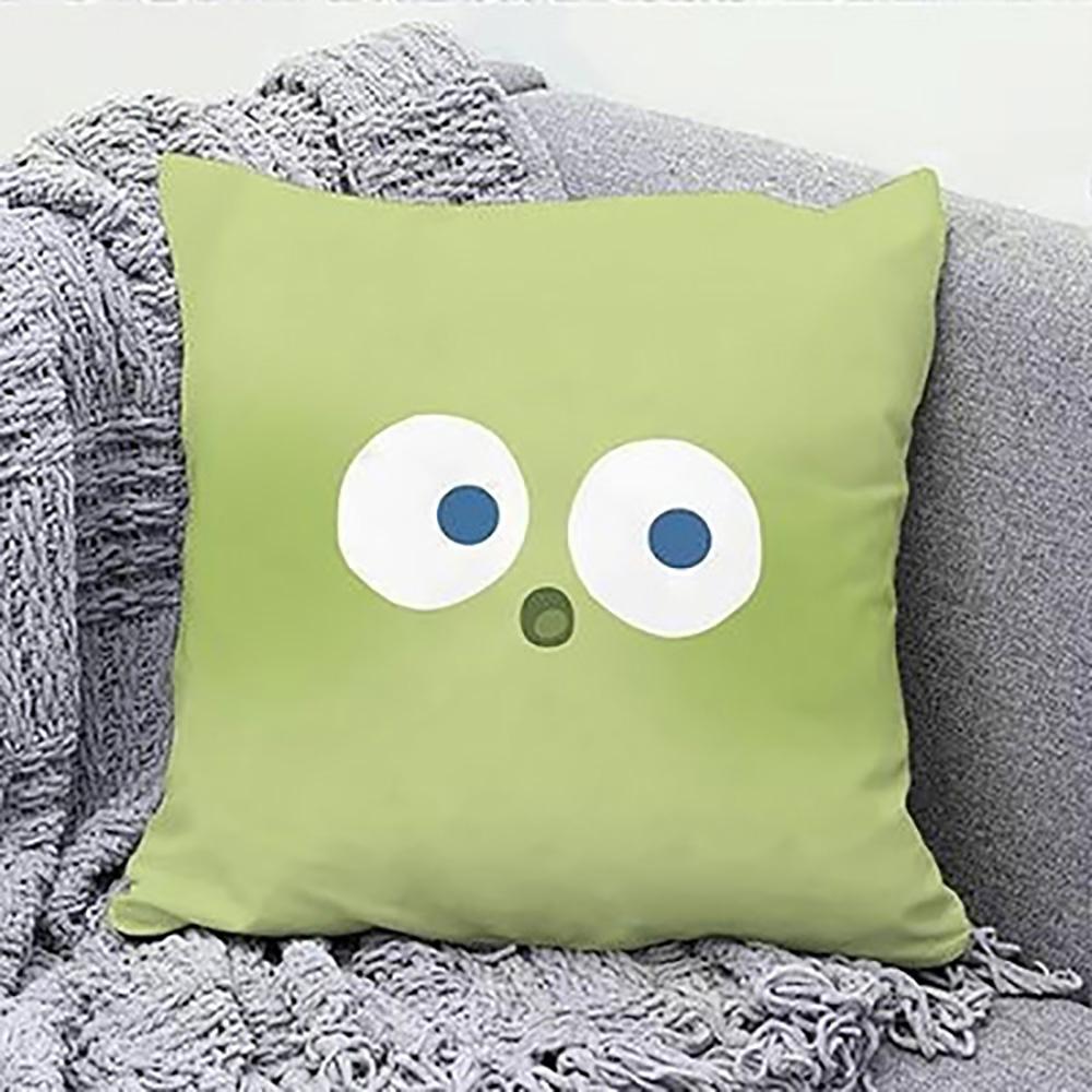 Cute Face Cushion Covers in 4 ColorsSuitable for sofa car bedroom decorative cushion cover pillow cover