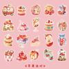 Island Letter PET Sticker Pack Fresh Fruit Dessert Journal Decoration Material for Scrapbook Craft Supply