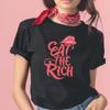 Eat The Rich T-Shirt: Anti-Capitalist Graphic Tee