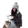 Thick Fleece Lined Knit Trapper Hat Windproof Winter Cold Weather Fisherman Hat  Unisex