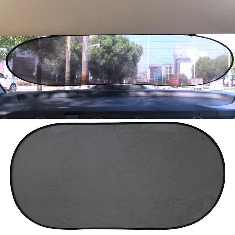1pc/2pcs  Sun Shade Vehicle Shield Visor Protection Back Car Window Shade Mesh Sunshade Screen Heat Insulation UV Protection